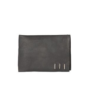 DANIELE BASTA Men's Textured Leather Wallet Men BLACK Leather Goods